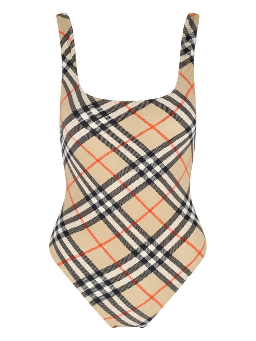 Burberry "Check" One-Piece Swimsuit