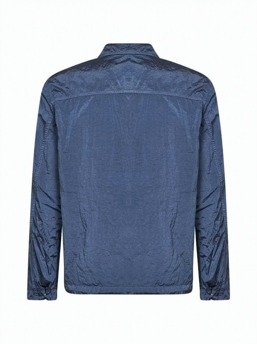 Stone Island Lightweight Long-Sleeve Shirt With Zippered Details