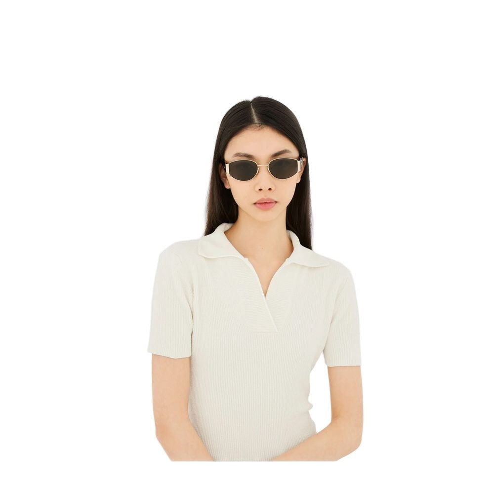 Retrosuperfuture X Black Oval-Shaped Sunglasses