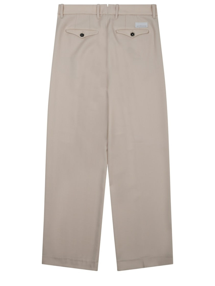 Nine In The Morning Fiamma Mid Rise Straight Leg Trousers