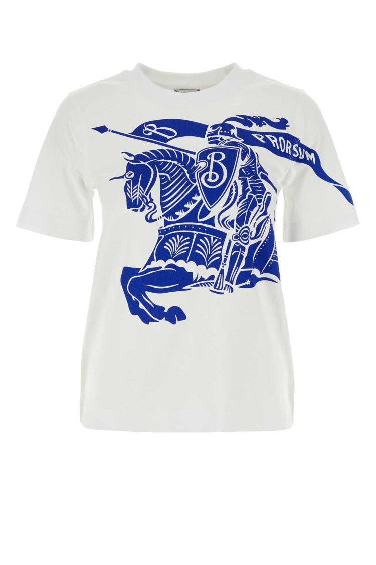 Burberry White Cotton T-Shirt