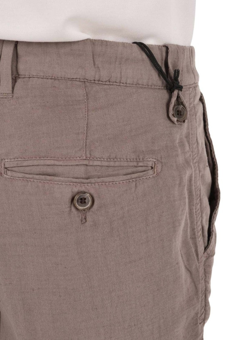 Myths Linen-Cotton Denim Shorts