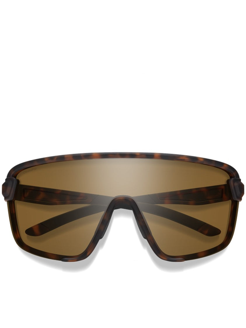 Smith Tortoiseshell Bobcat Wraparound Brown Ski Occhiale