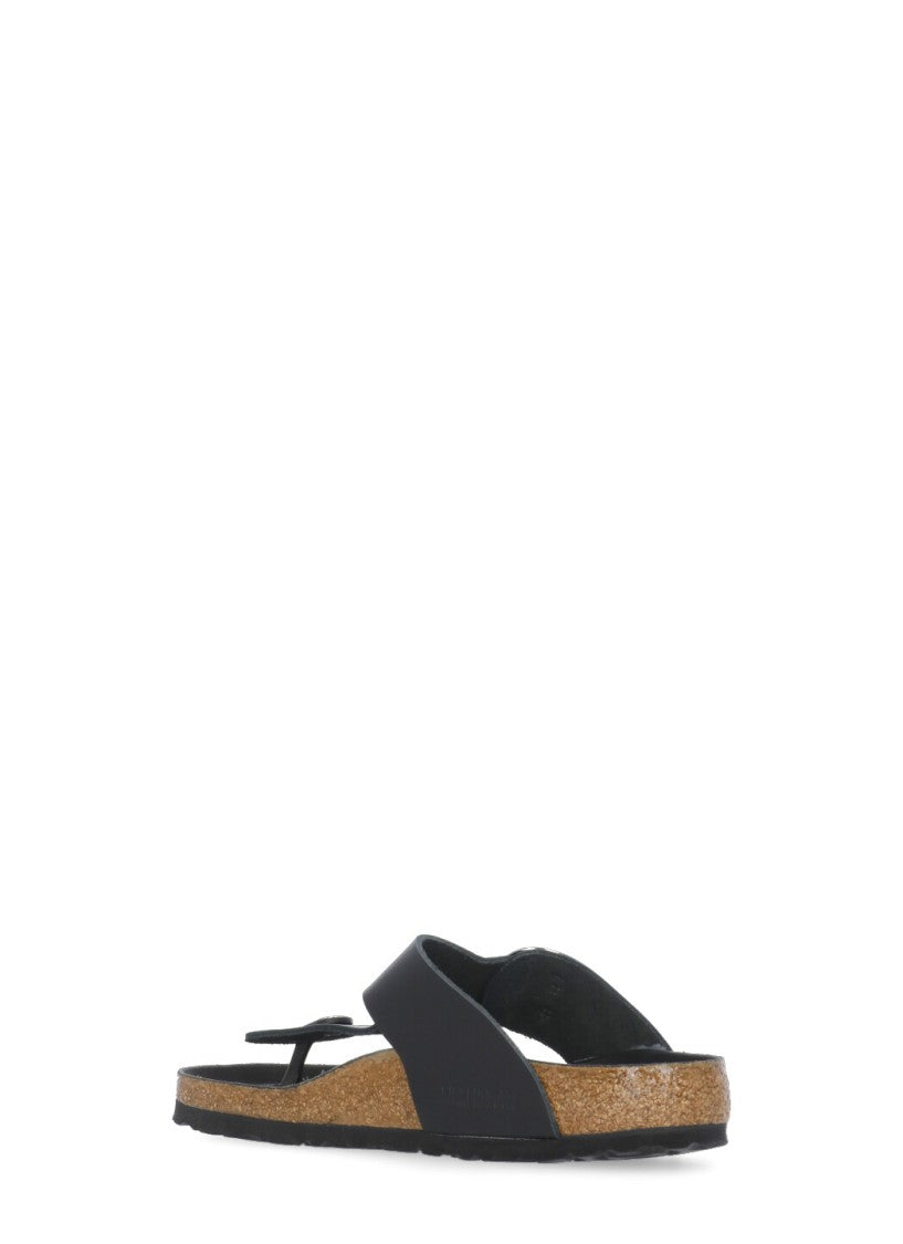 Birkenstock Black Gizeh Big Buckle Sandals