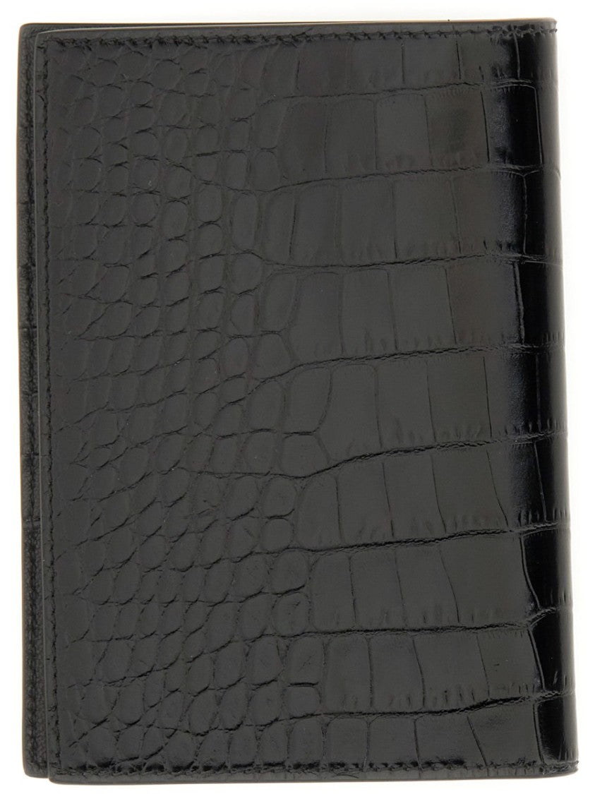 Tom Ford Leather Passport Holder