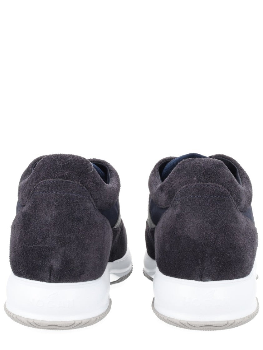 Hogan Interactive Dark Navy Suede Sneakers