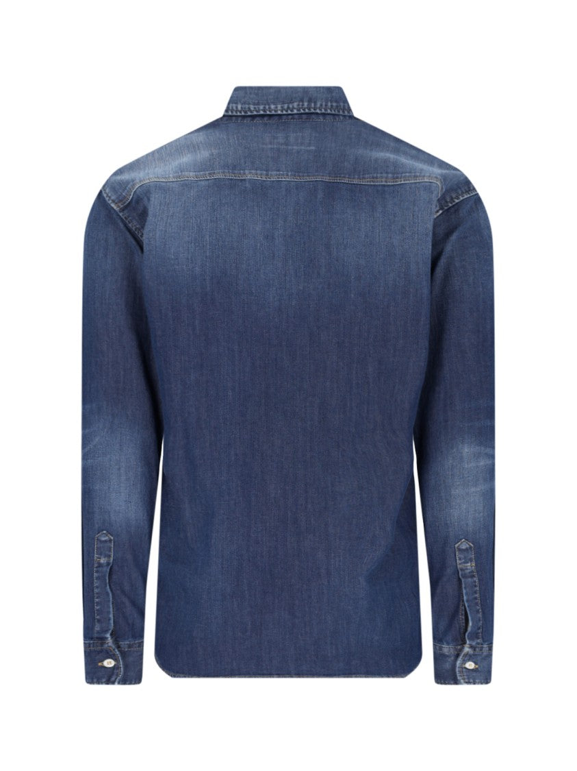 Dsquared2 "Relax Dan" Denim Shirt – Blue