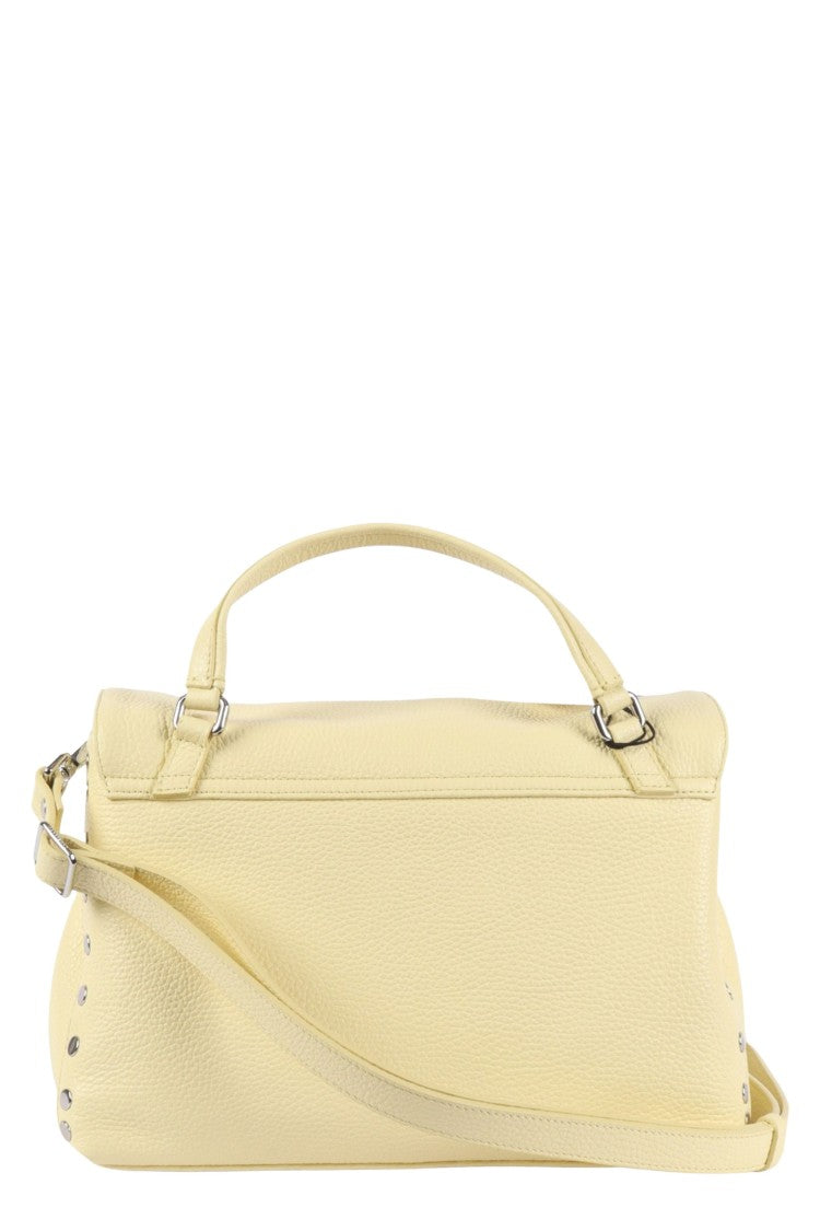 Zanellato Yellow Postina Daily Small Leather Shoulder Bag