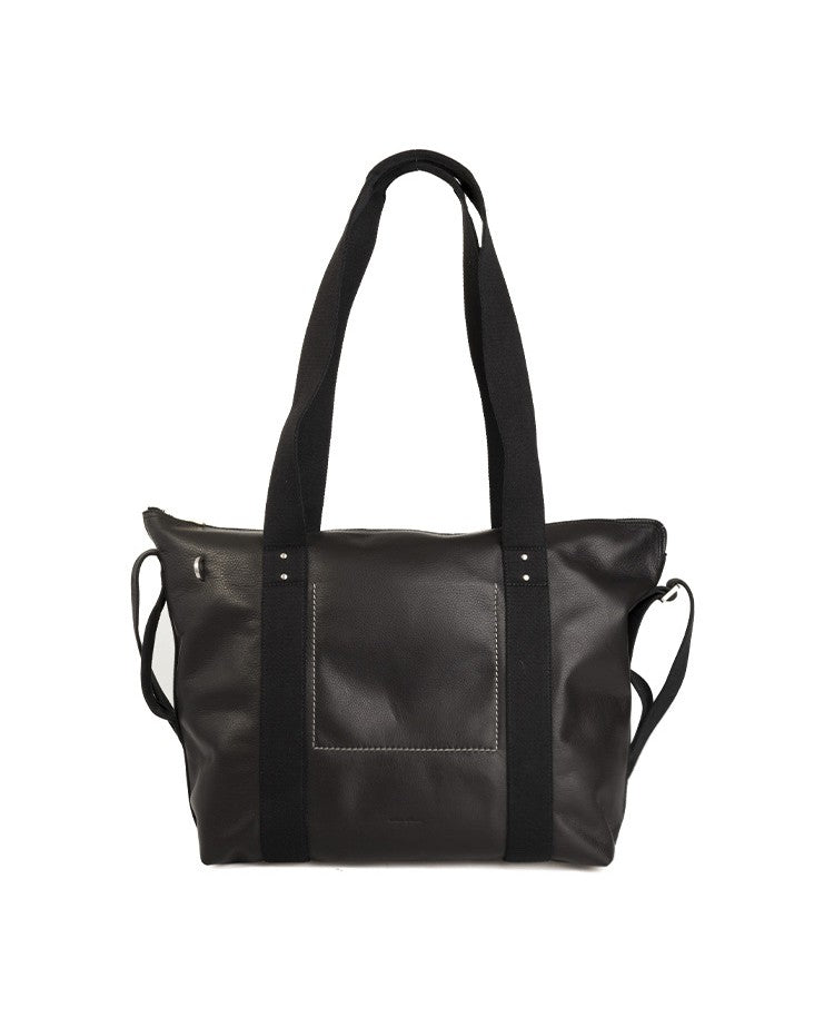 Rick Owens Mahogany/Oyster Leather Hollywood Trolley Bag