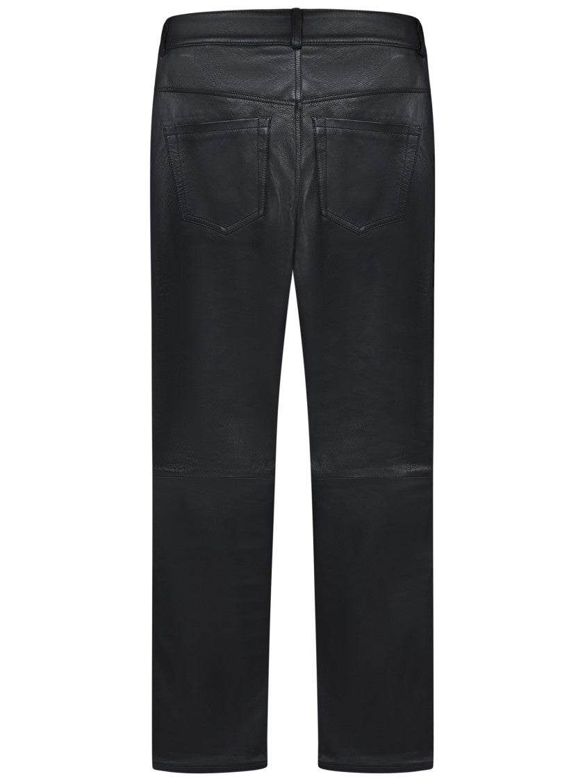 Franzese Collection Five-Pocket Trousers In Pure Japanese Leather