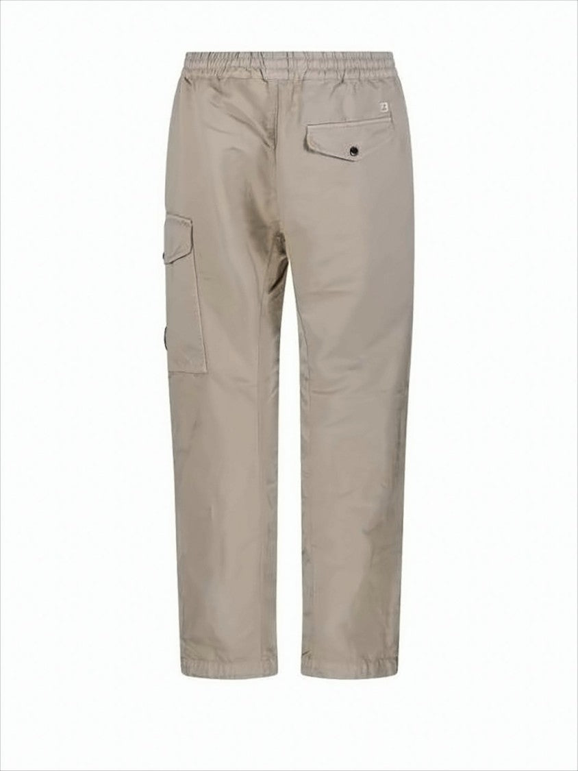 C.P. Company Relaxed Fit Straight Pants With Elastic Waistband