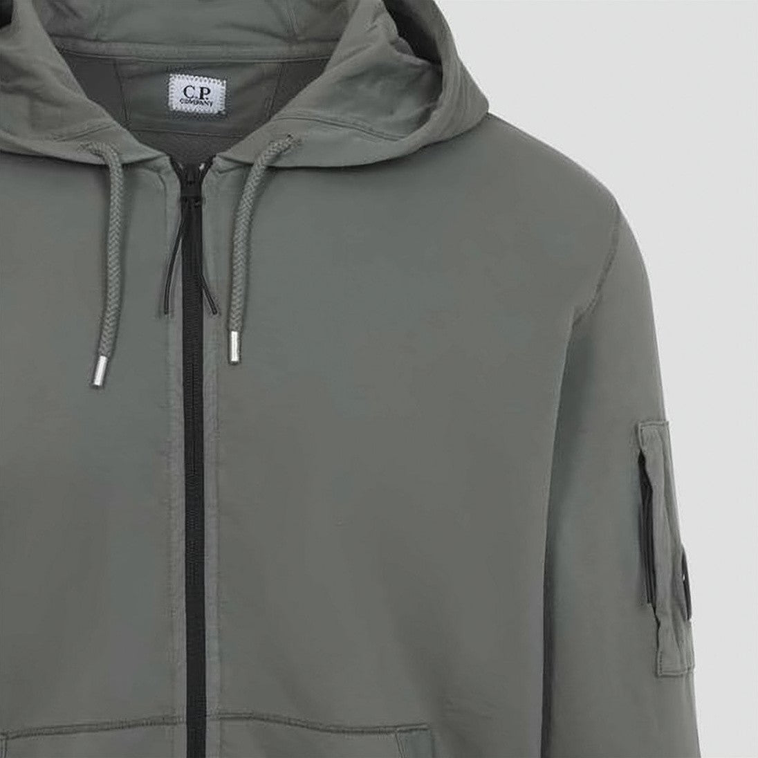 C.P. Company Functional Zip-Up Hoodie With Drawstring
