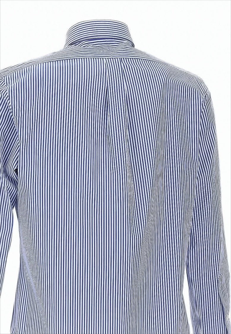 Polo Ralph Lauren Tailored Long-Sleeve Button-Down Shirt With Vertical Stripes