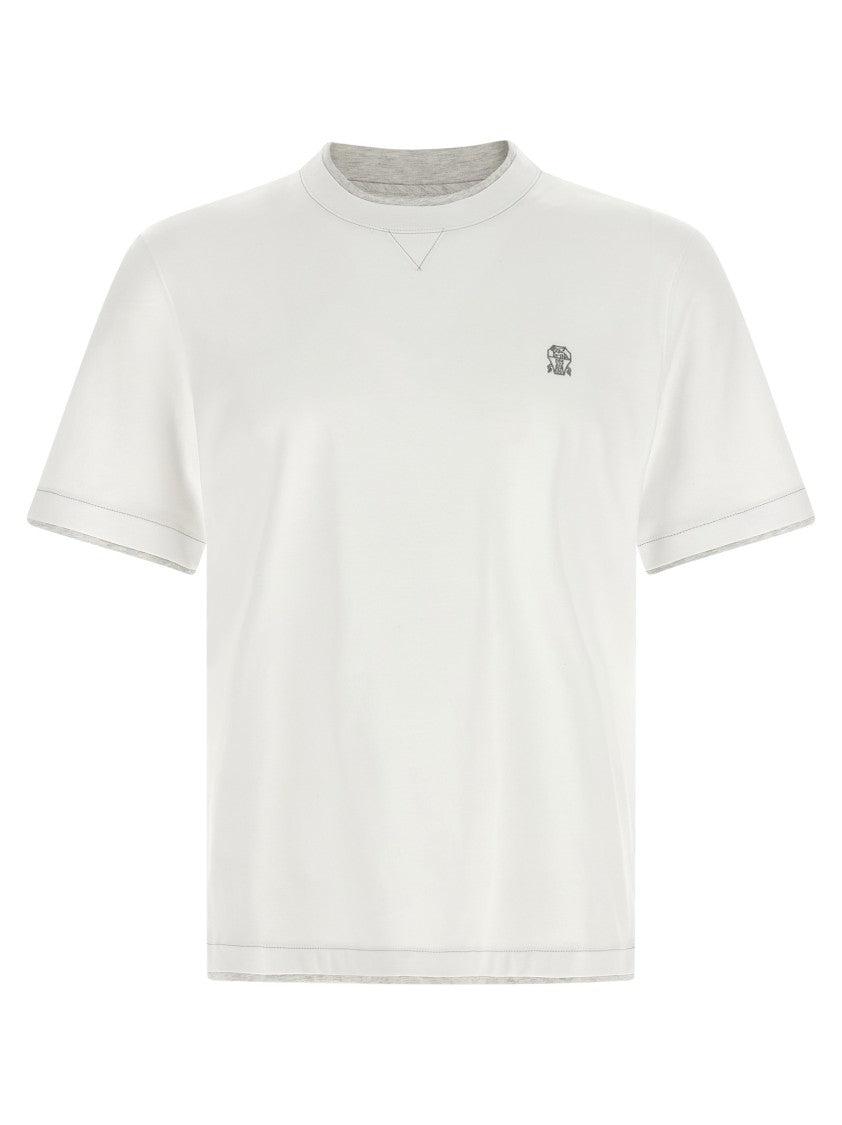 Brunello Cucinelli Double Layer T-Shirt