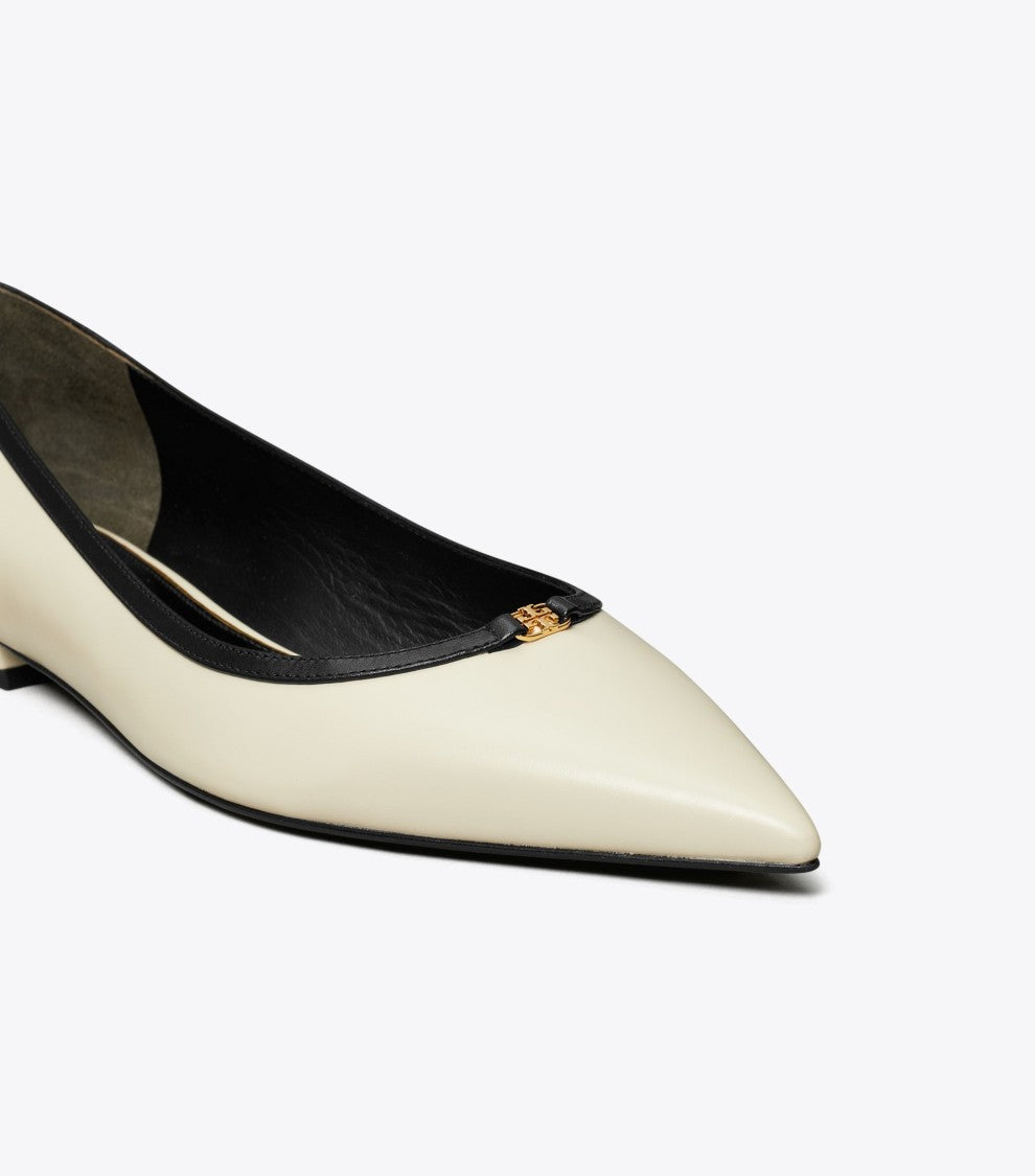 Tory Burch Pointed-Toe Ballerina Flats