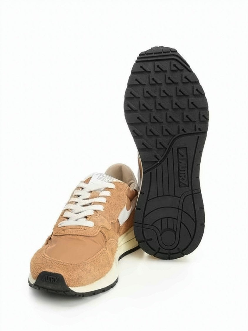 Autry Low-Top Suede And Nylon Sneakers With Classic Lace-Up Design