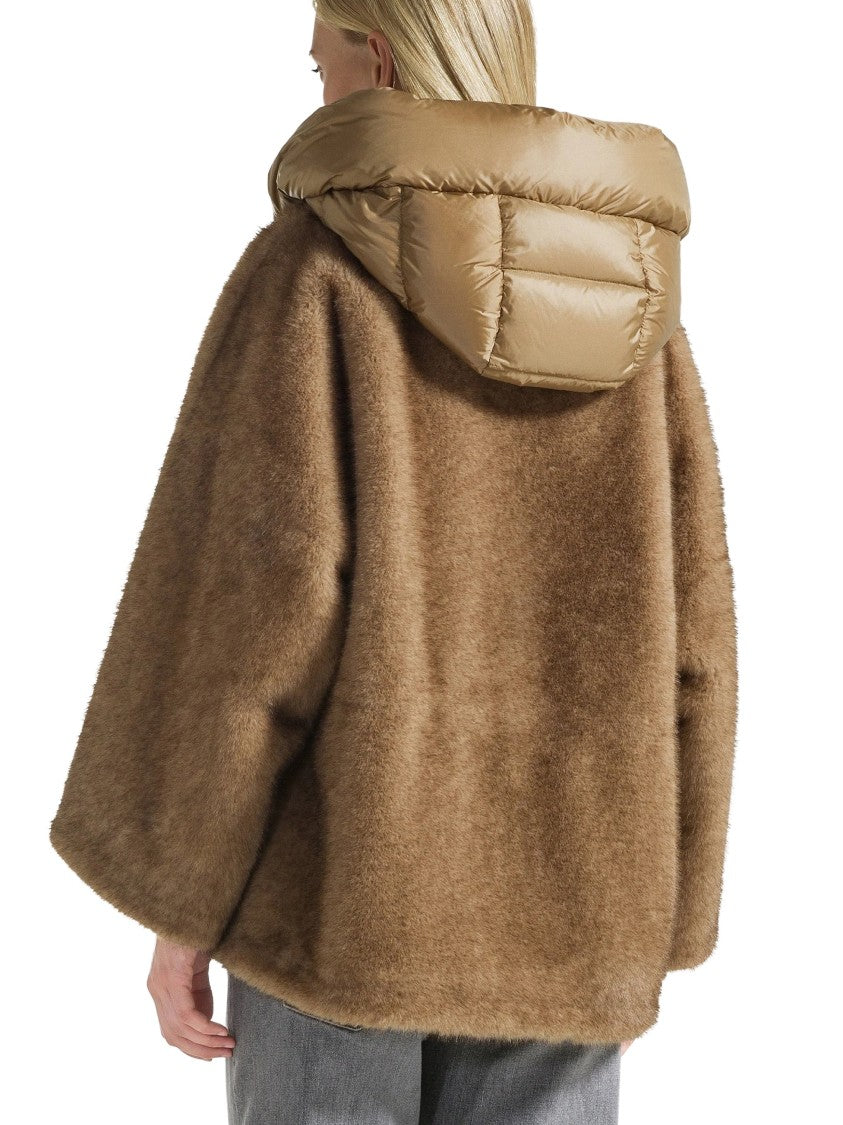 Seventy Venezia Reversible Faux Fur And Suede Coat