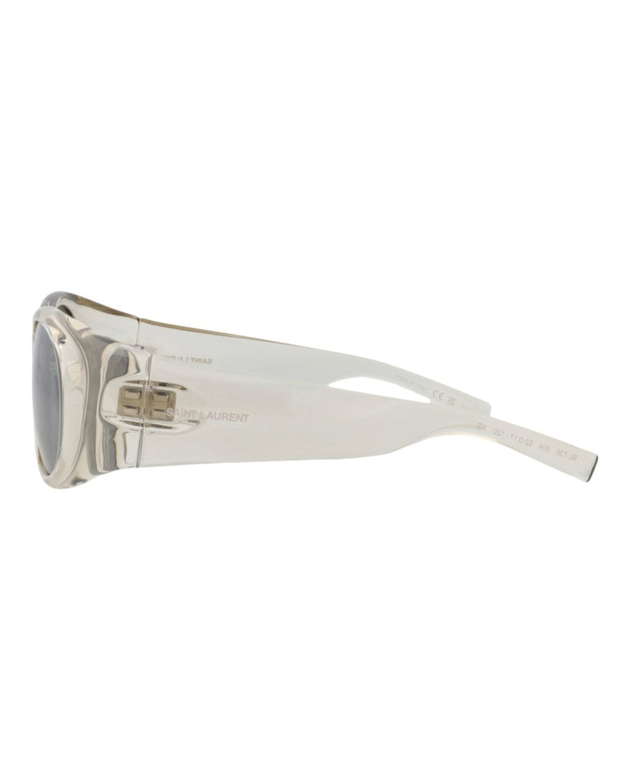 Saint Laurent Round-Frame Bio Injection Sunglasses