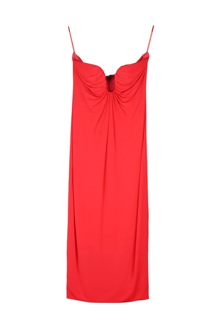 Pinko Longuette Lycra Dress - Red