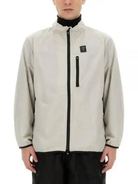 South2 West8 Minimalist Lightweight Jacket With High Collar