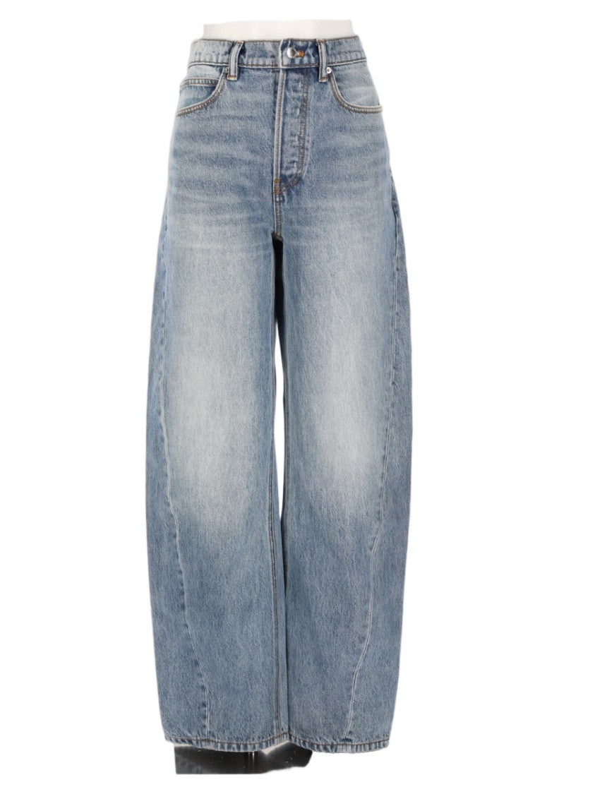 Alexander Wang High-Waisted Blue Wide-Leg Jeans