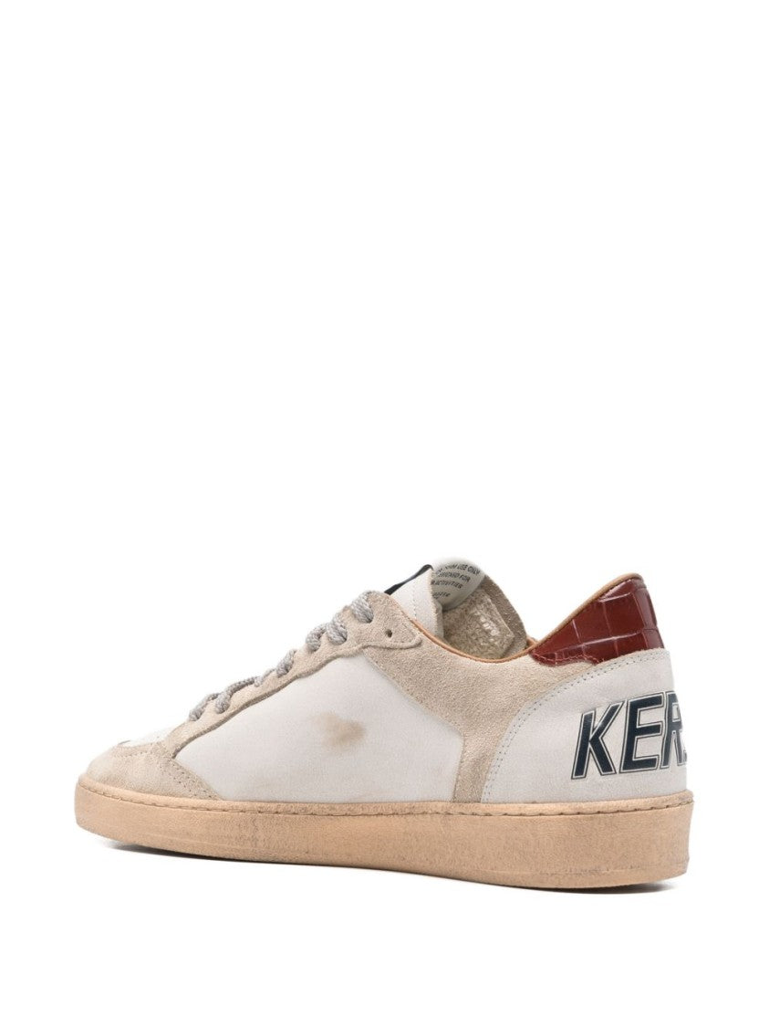 Golden Goose Low-Top Sneakers With Suede Overlays
