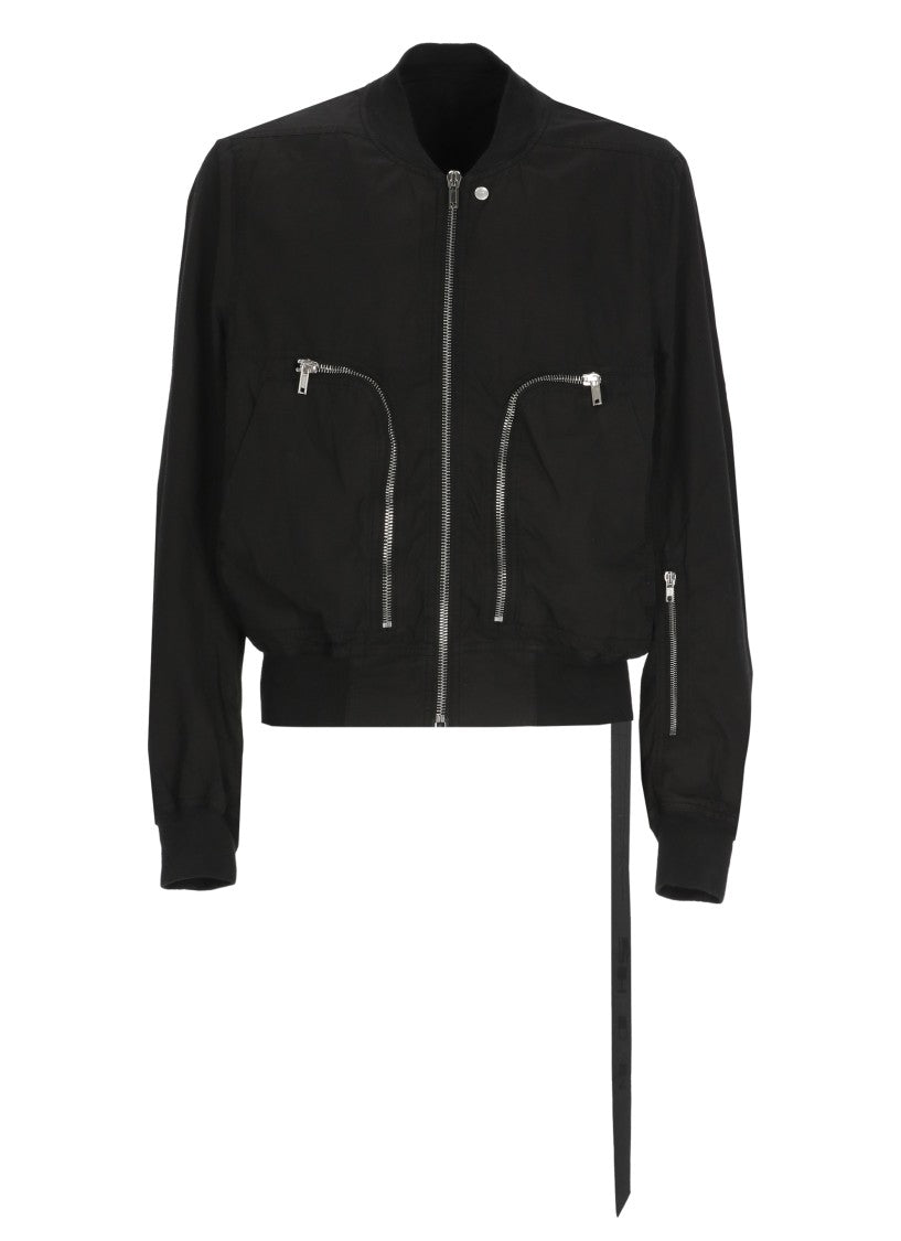 Drkshdw By Rick Owens Black Bauhaus Light Cotton Jacket