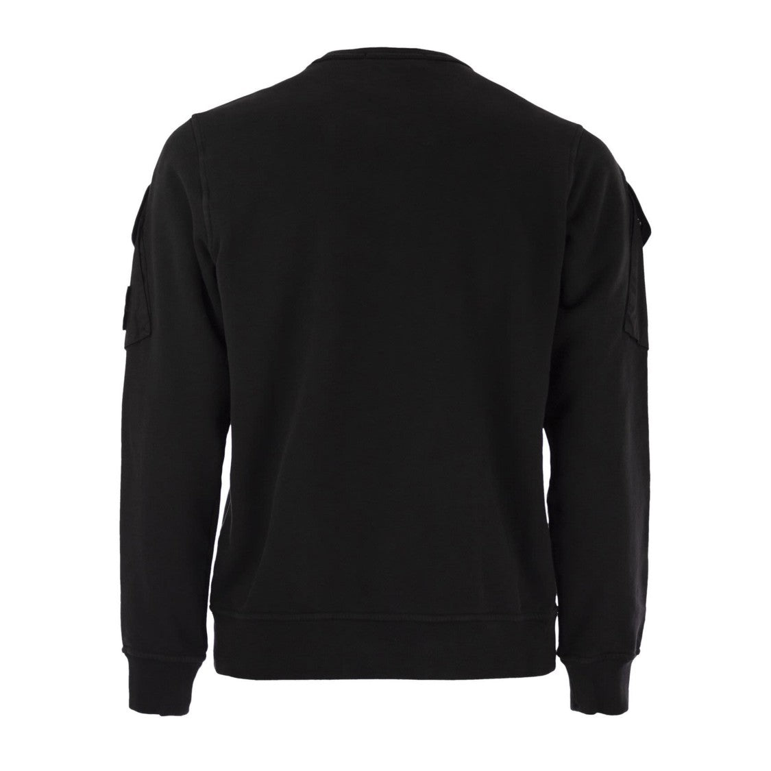 Stone Island Crew Neck Black Sweatshirt