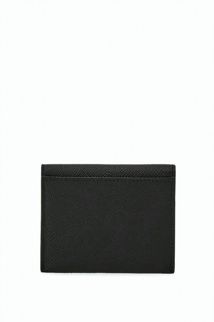 Salvatore Ferragamo Textured Calf Leather Card Wallet