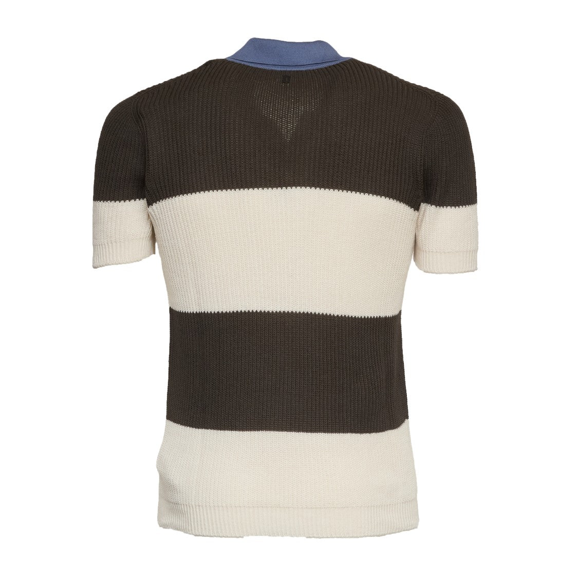 Dondup Ribbed Knit Bowling Polo Shirt
