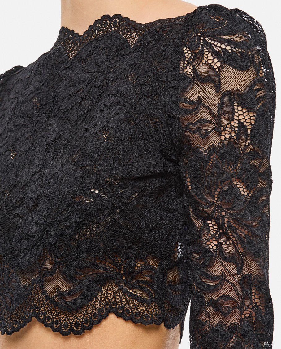 Rabanne Lace Long Sleeve Top