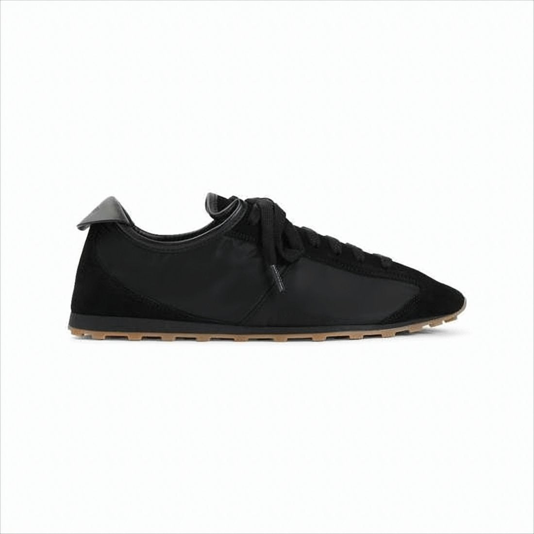 Jacquemus Low-Top Black Sneakers With Embossed Branding