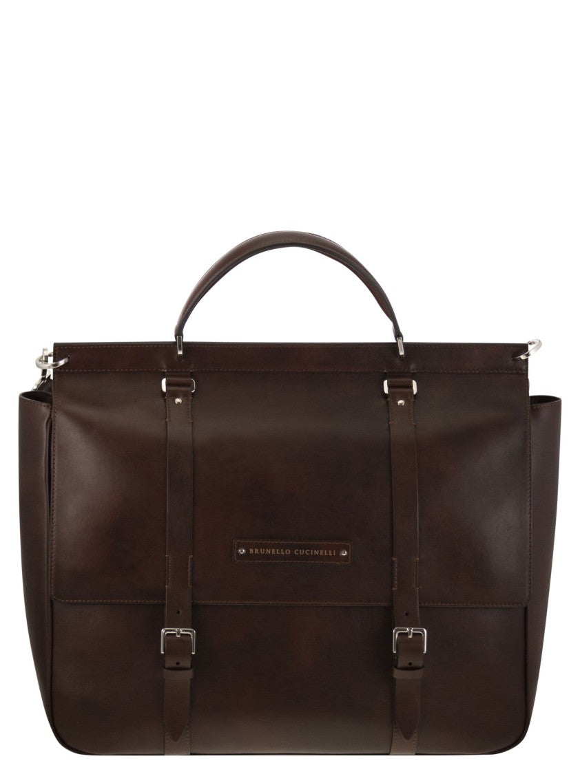 Brunello Cucinelli Casual Calfskin Briefcase