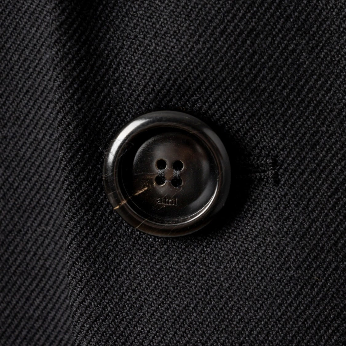 Ami Long Tailored Coat With Classic Lapel