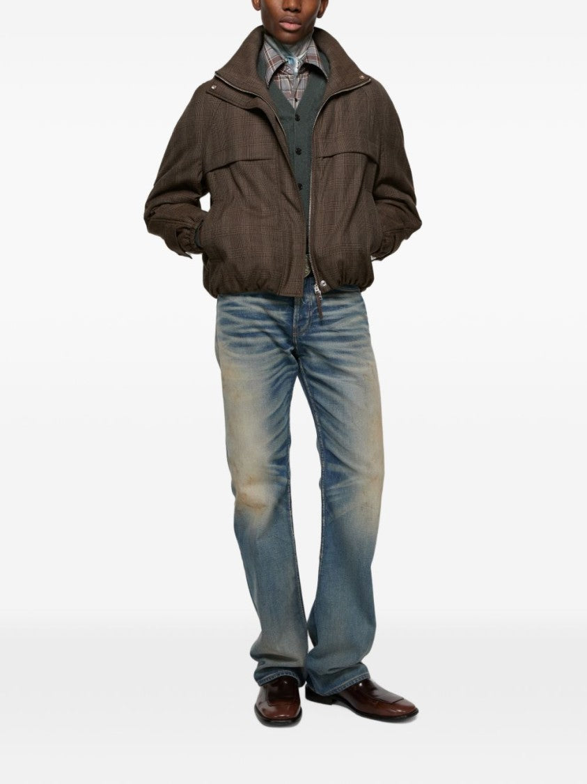 Acne Studios Cropped Voluminous High Collar Sweater