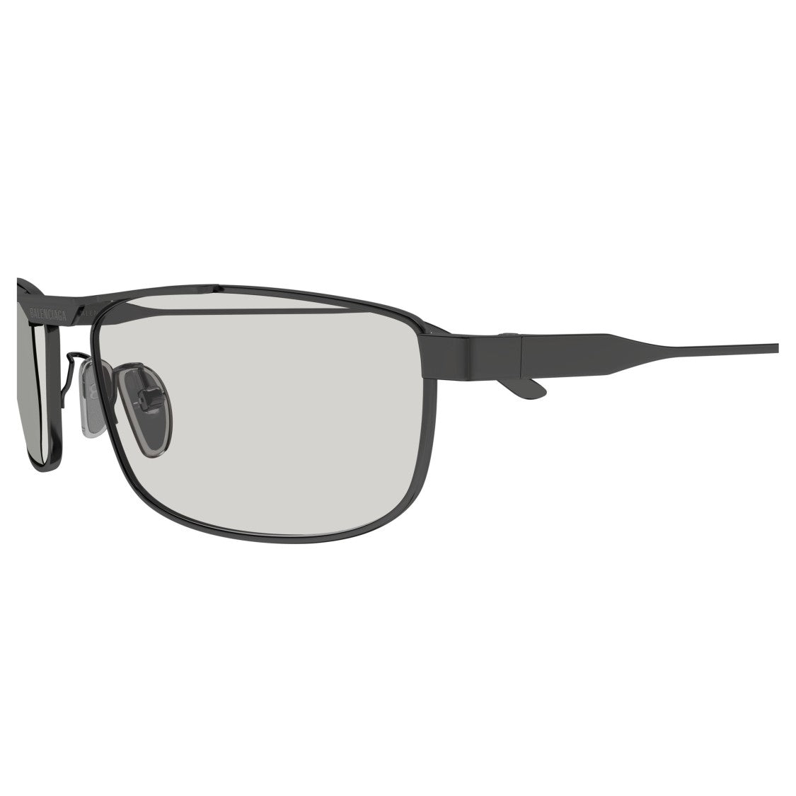 Balenciaga Bb0451s Rectangular Metal Frame Sunglasses