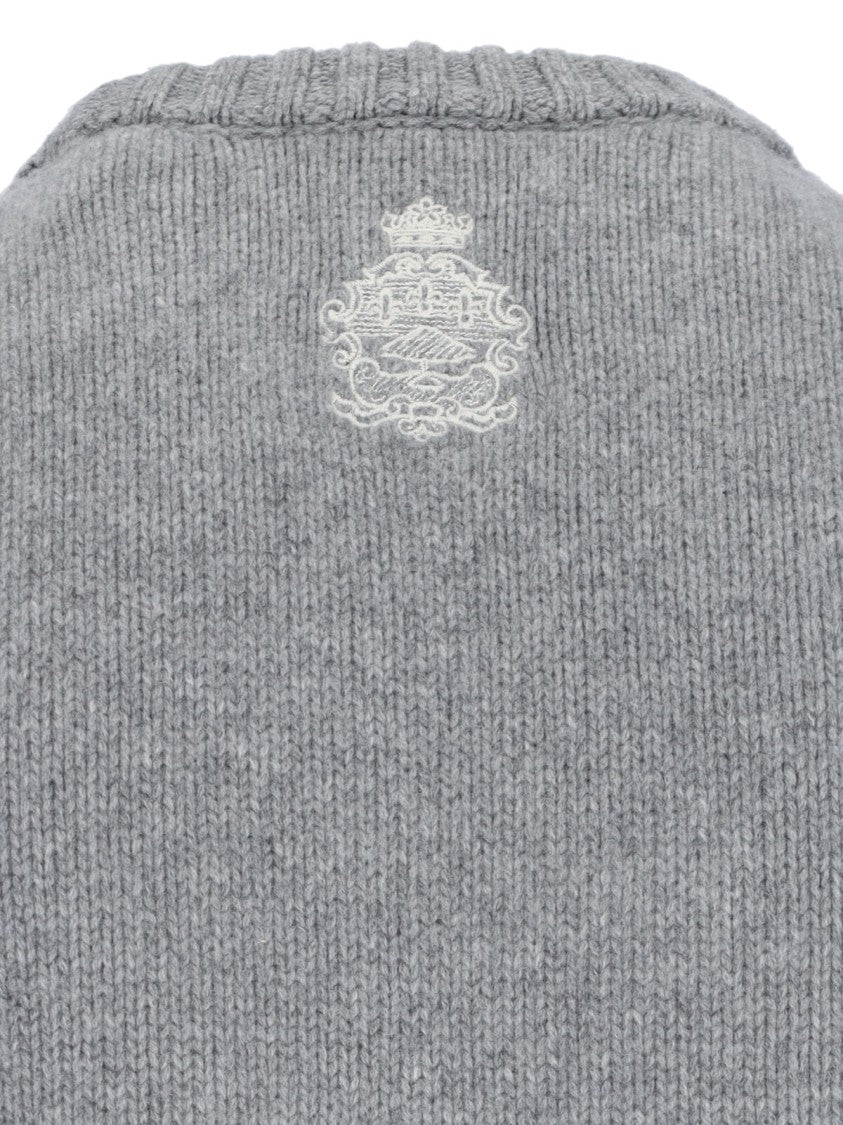 Frame Cashmere Sweater "Ritz" – Gray