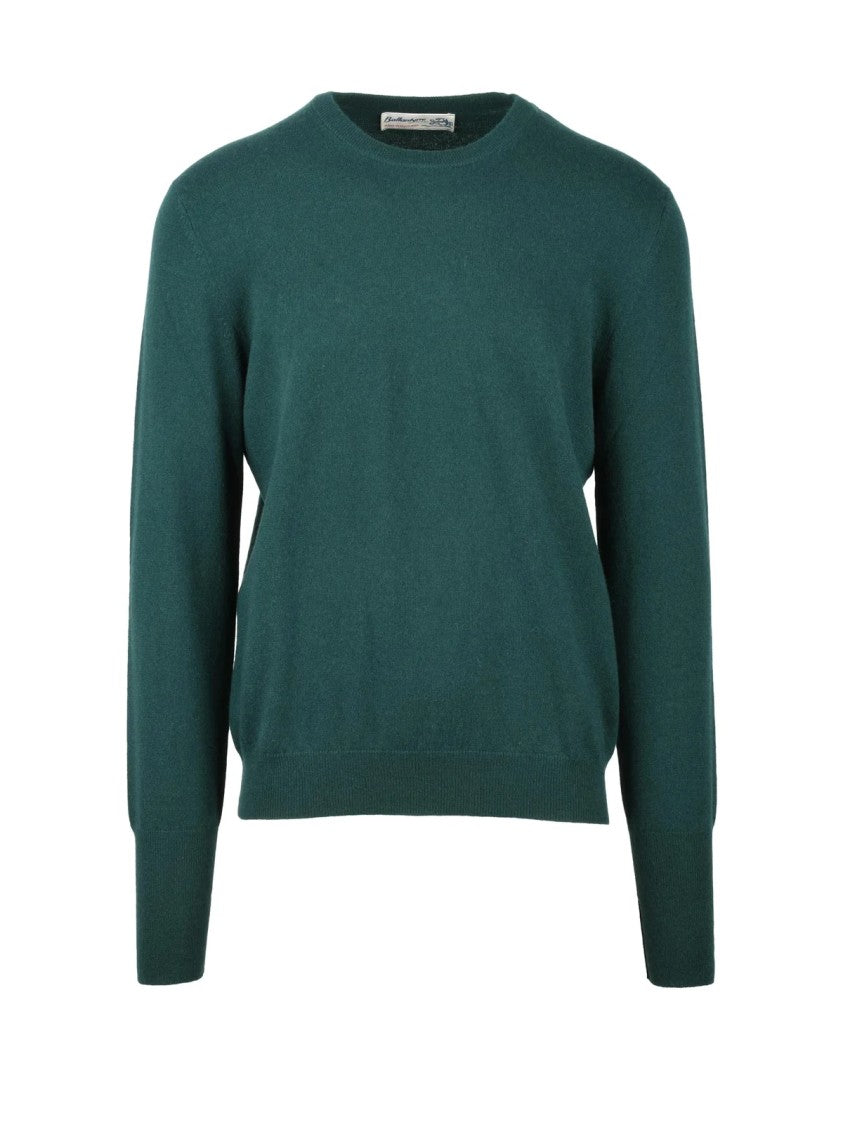 Ballantyne Cashmere Crew Neck Sweater With Impeccable Finish
