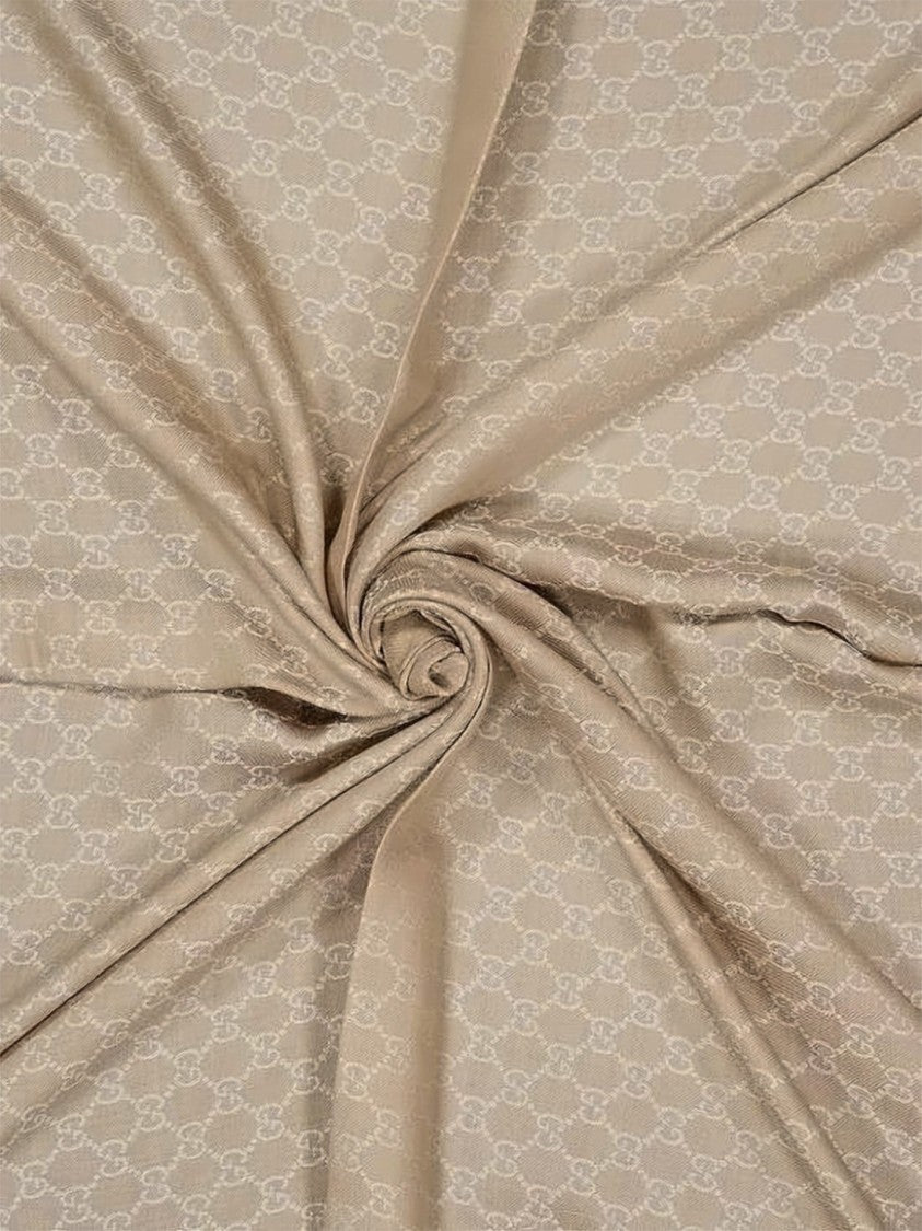 Gucci Rectangular Silk And Wool Scarf