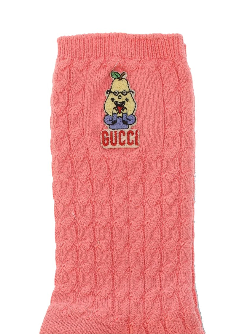 Gucci Treccina Logo Socks