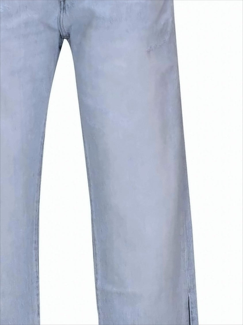 Erl Light Wash Denim Pants With Straight-Leg Silhouette