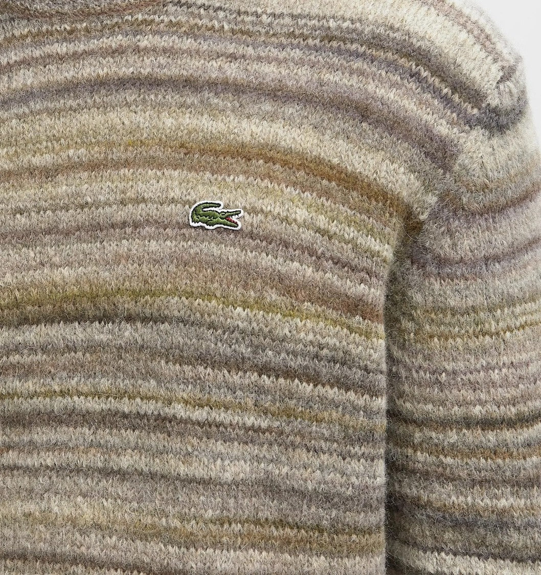 Lacoste Horizontal Stripe Knit Sweater