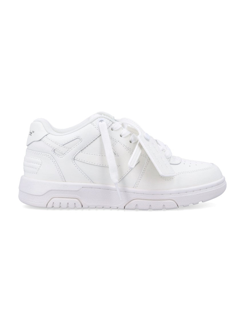 Off-White Total White Out Of Office Sneakers With Calf Leather Upper