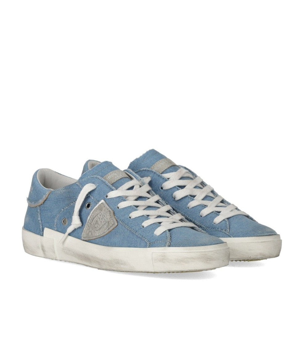 Philippe Model Prsx Low Denim Bluette Sneaker