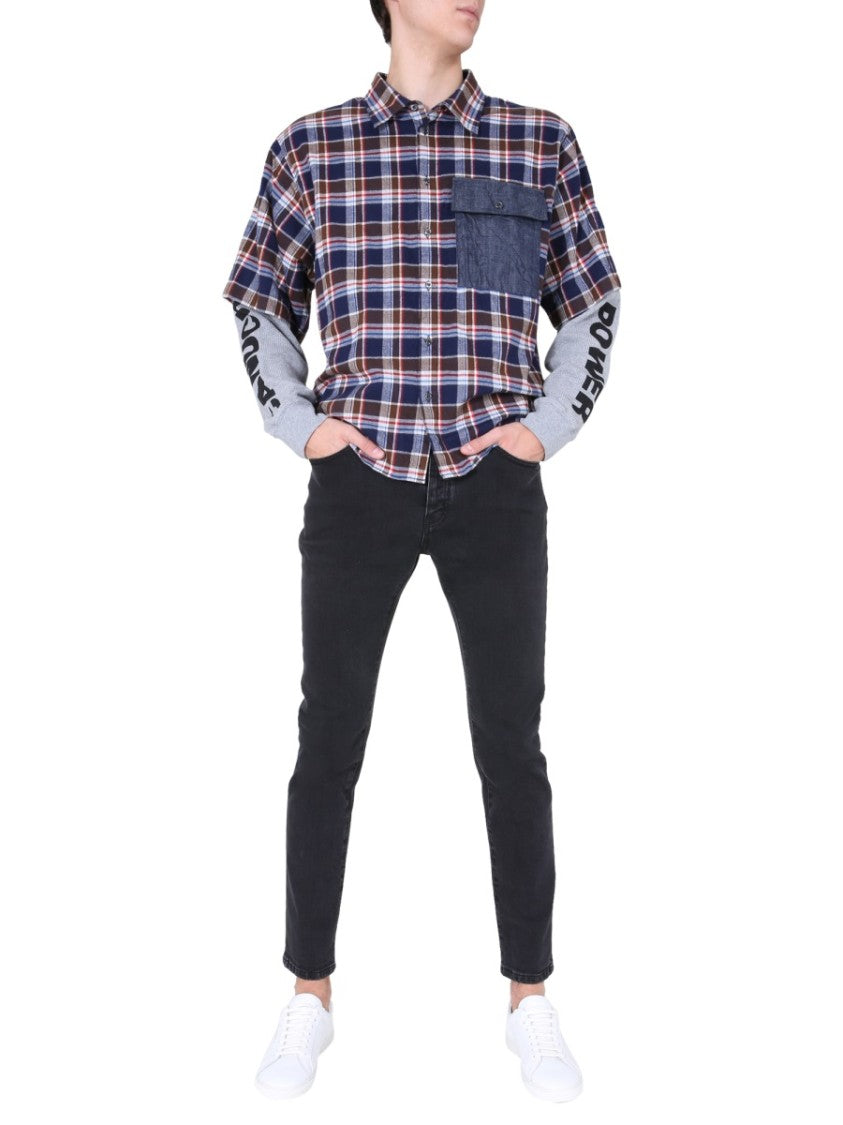 Dsquared2 Double-Sleeve Casual Shirt With Classic Collar