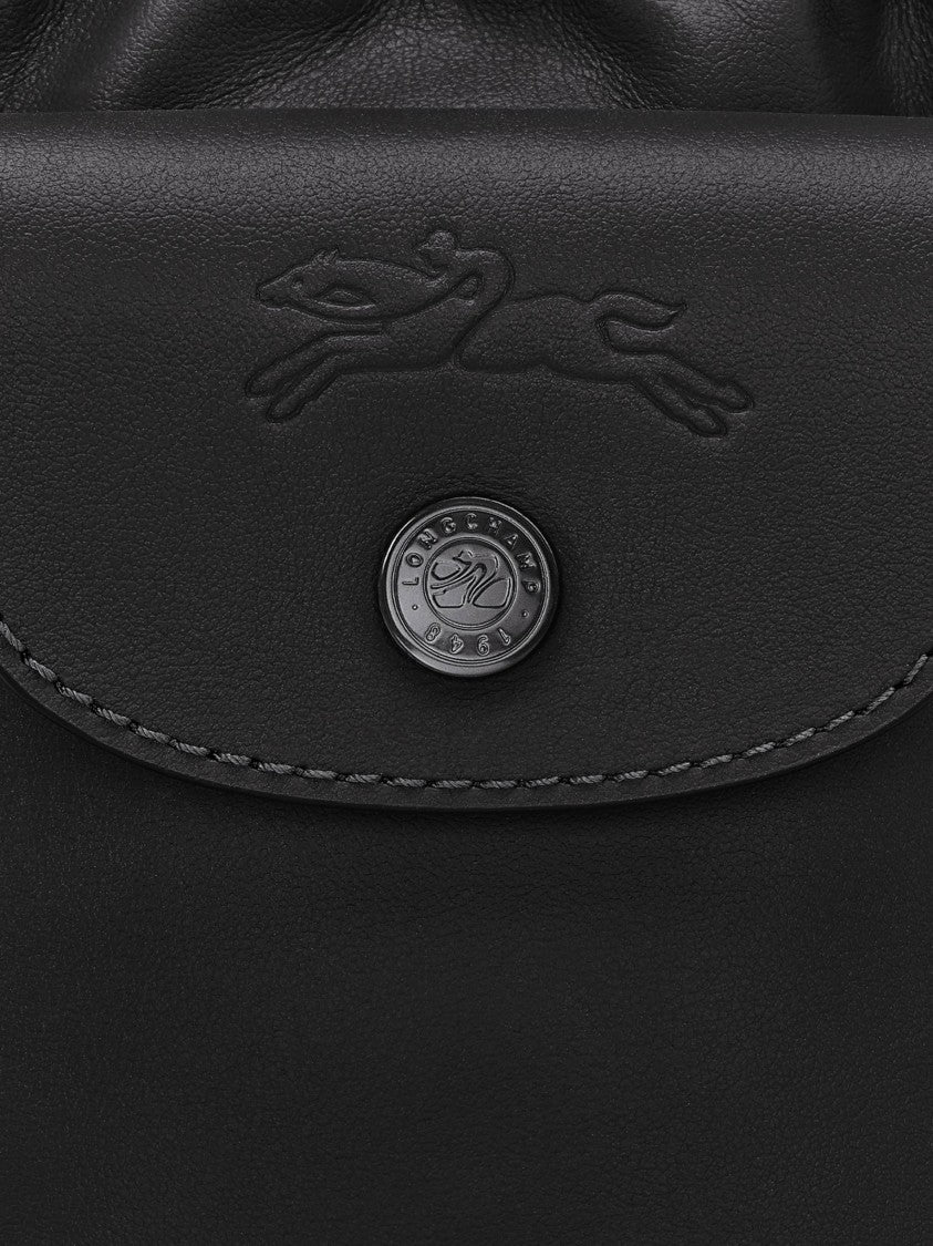 Longchamp Black Le Pliage Xtra Drawstring Crossbody Bag
