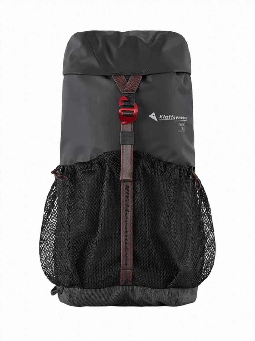 Klattermusen Functional Black Polyamide Roll-Top Backpack With Adjustable Straps