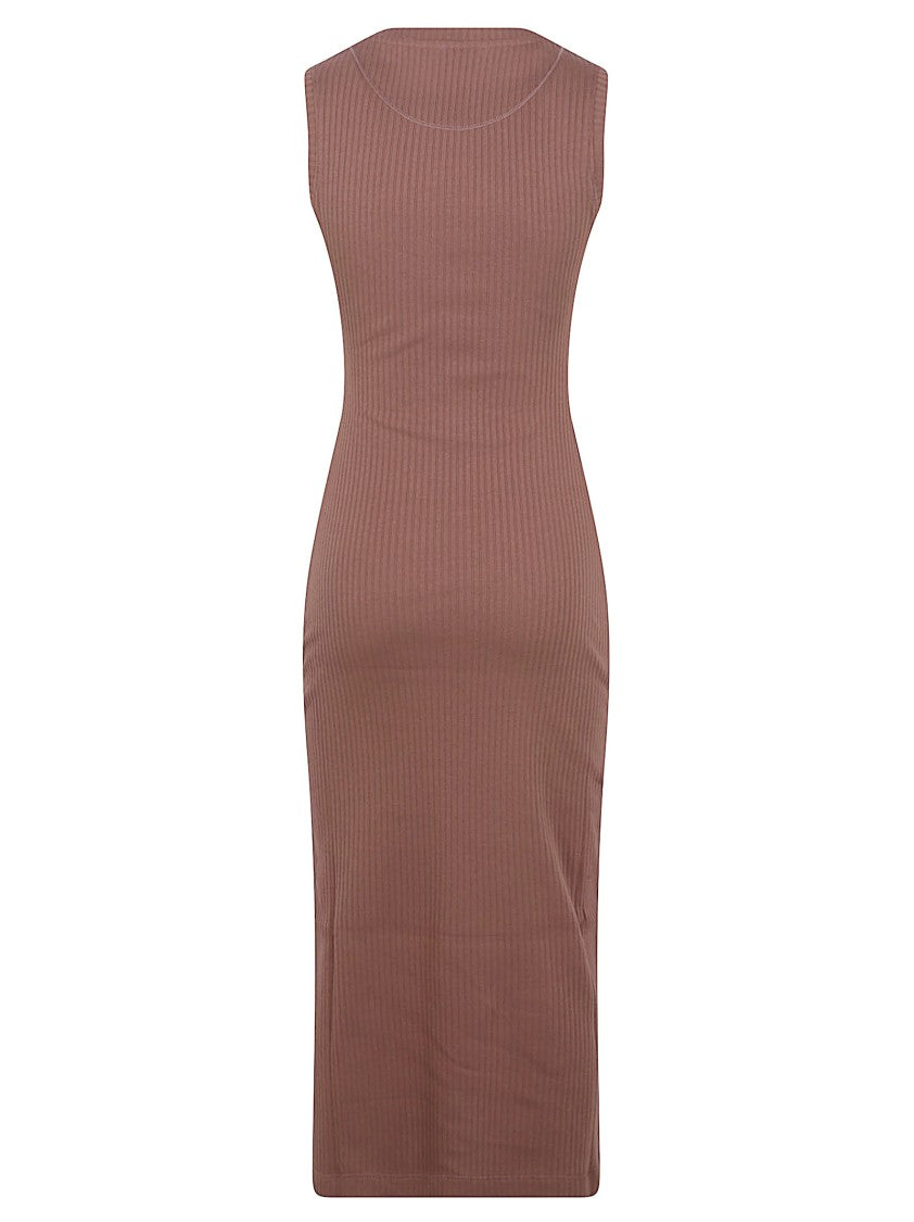 Marni Sleeveless Midi Dress With Fitted Silhouette