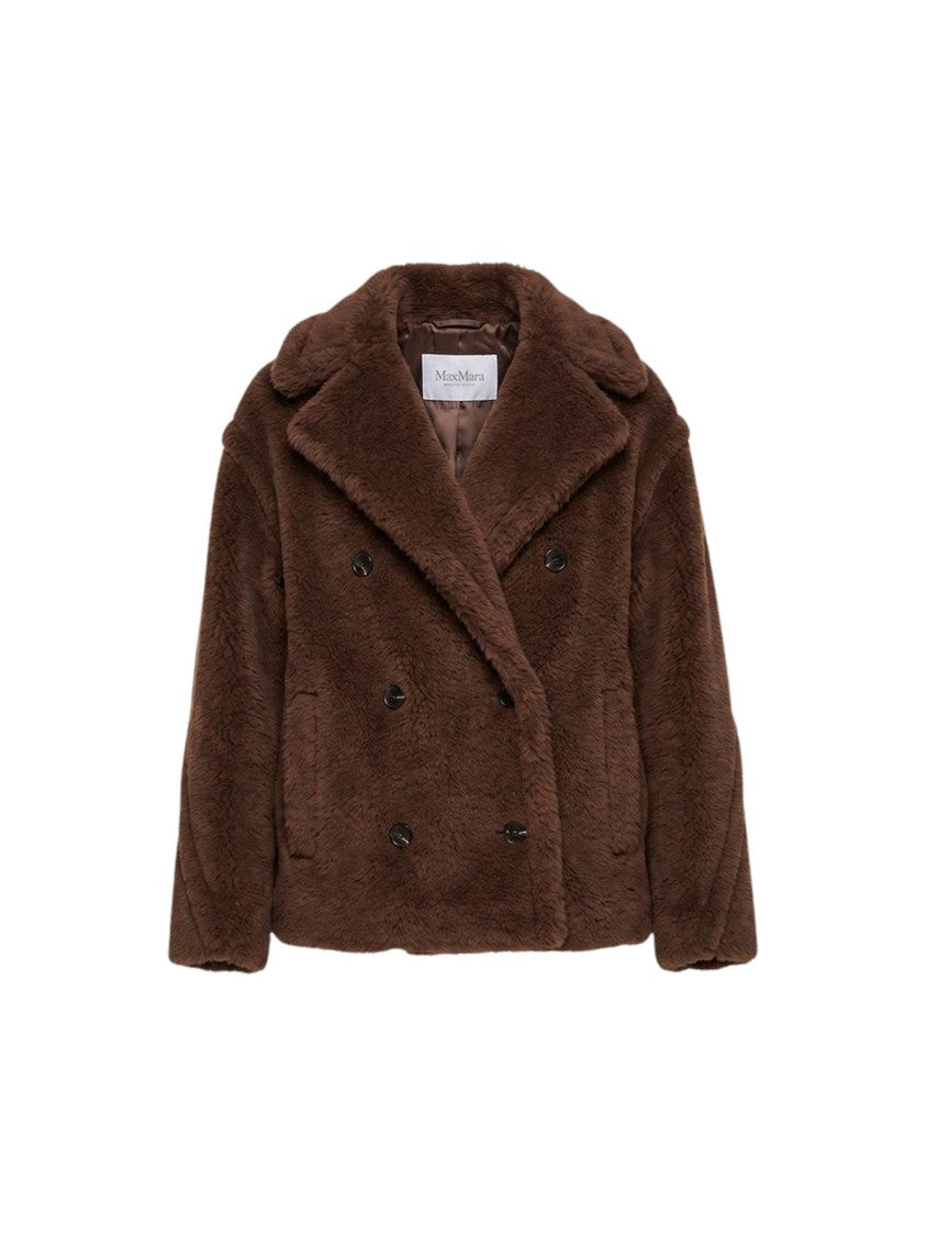 Max Mara Alcuno Alpaca-Blend Double-Breasted Jacket