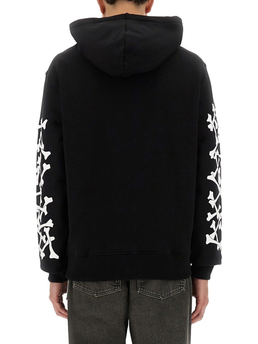 Amiri Stacked Bones Print Hoodie